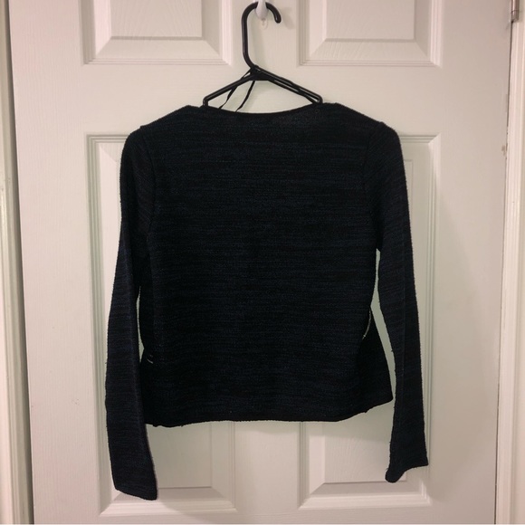American Eagle Blue Crop Open Sweater small - Picture 3 of 7